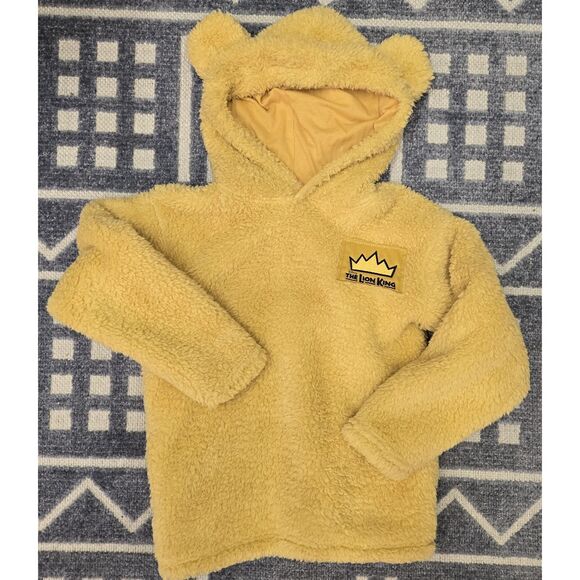 Disney The Lion King Crown Fur Hoodie Broadway Merch NWT Youth Medium - Picture 2 of 9